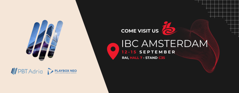 Come visit us at IBC 2025!
